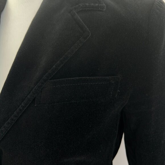 Velvet Black Tailored Blazer – Small - Picture 3 of 12